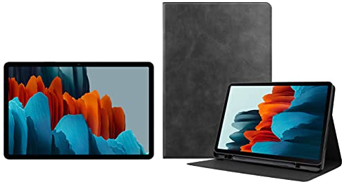 Image of Samsung Galaxy Tab S7 (11 inch, Wi-Fi + LTE, 6 GB RAM, 128 GB Internal) - Mystic Black + Cover