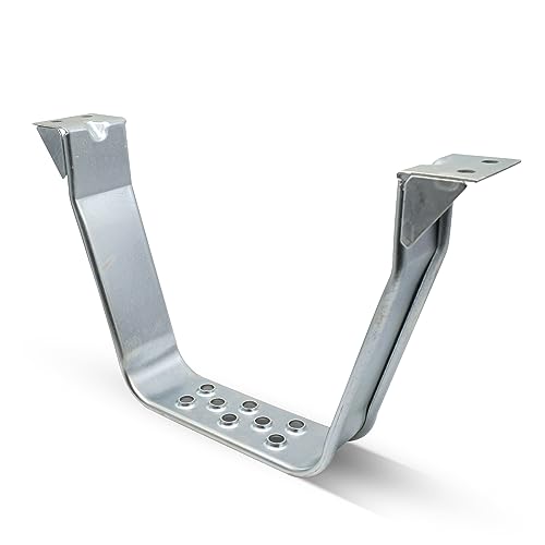 DOJA Barcelona | Peldaño Camión | Acero Zincado | 410 x 255 x 70 mm | Fijo | Pack 1 | Peldanos para Camion | Accesorios Furgoneta, Autocaravana, Camper | Escalón Fijo Camiones | Peldano Estribo