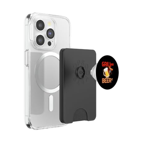PopSockets PopWallet para MagSafe barbacoa tarjetero anticaídas que sustituye a la cartera 3