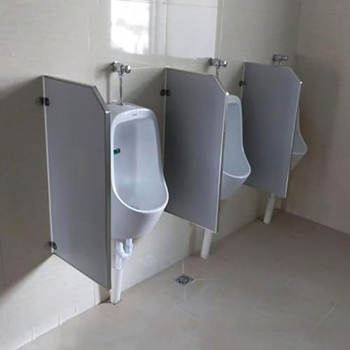 Urinal Privacy Screen, Solid PVC Board Room Divider, Wall-Mounted Urinal Partition for Enhanced Privacy in Schools and Restaurants