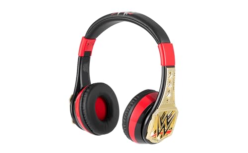 Image of WWE Bluetooth Headphones for Kids, Wireless Headphones for School | Volume Reduced and Built-in Microphone