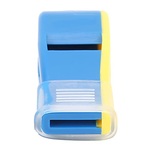 Silbato deportivo Gonetre azul amarillo ligero y portátil miniatura 5