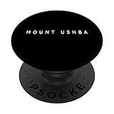 Monte Ushba Souvenir / Monte Ushba / Diseño de montañista PopSockets PopGrip Intercambiable