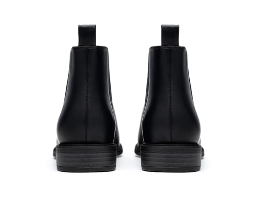 ANJOUFEMME Womens Fall Flat Chelsea Boots, Classic Comfortable Short Ankle Boots, Fashion Dress Booties4