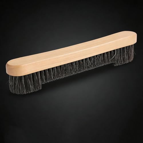 Professional Pool Table Brush 12-Inch | Soft Horsehair Bristles for Gentle & Efficient Cleaning - Reaches Tight Corners & Felt Surface, Essential Billiard Table Maintenance Tool - Image 5