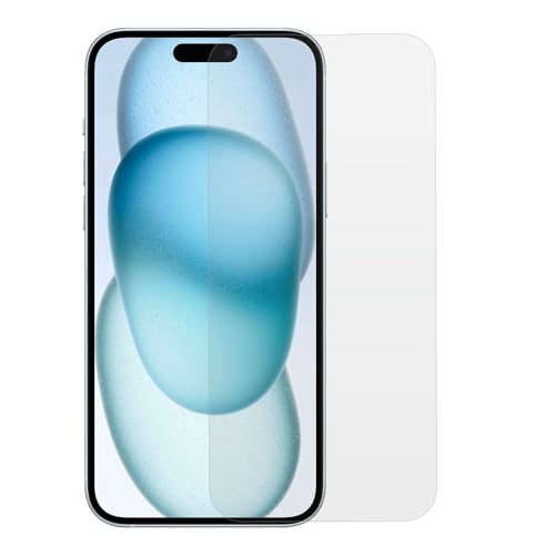 AT&T Essentials Professional Series Clear Screen Protector Compatible with iPhone 15 Pro Max Premium...