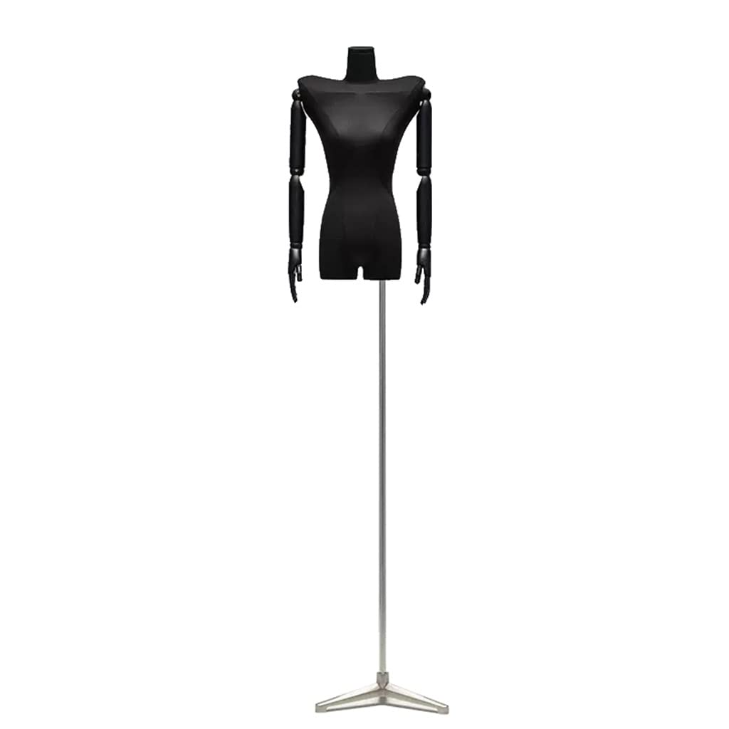 ITOSUI Adjustable Female Mannequin Torso with Detachable Arms & Head - 65.7-87.4 inch Dress Form for Jewelry Display, Fashion Design, Sewing, Size S/Small, Perfect for Tailoring and Retail Showcase