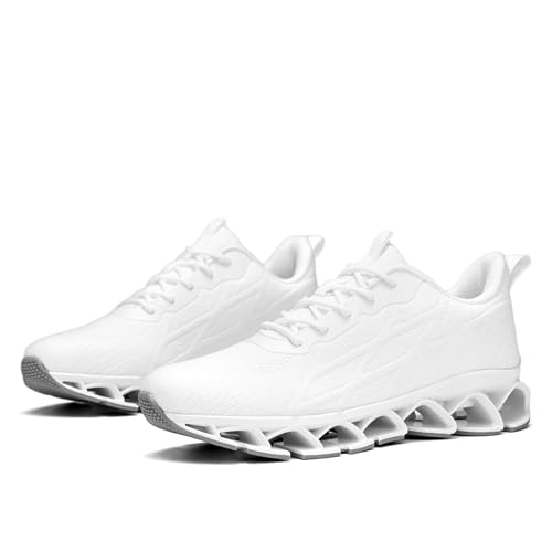Image of Mens Running Shoes Casual Sport Athletic Fashion Walking Sneakers Lace up Blade Non Slip Breathable Mesh