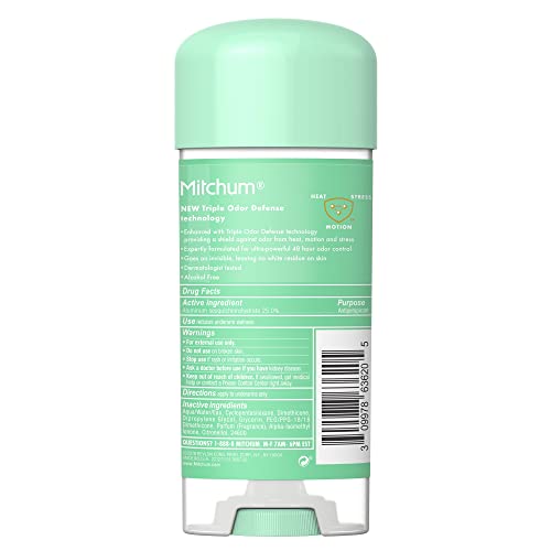 Mitchum Desodorante Gel Clear Shower Fresh 3.4oz miniatura 5