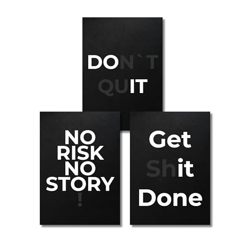 Poster motivant pour contrer la procrastination au bureau à domicile