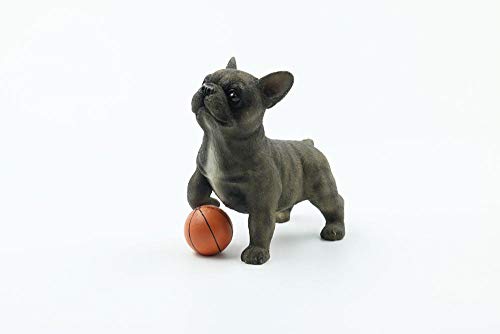 Figurines bouledogue français KELIEQA modèle chien de simulation pour décoration maison