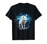 Photo Gallery wildlife full moon forest novelt wolf arctic fox amante dei cani maglietta Photo Gallery wildlife full moon forest novelt wolf arctic fox amante dei cani maglietta