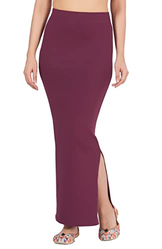 Image of Studio Shringaar Women's Pure Cotton Stretchable Saree Shapewear Petticoat