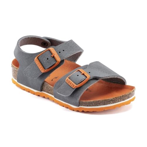Birkenstock Kid's New York Sandals, Desert Vibrant Gray, 5-5.5 M US