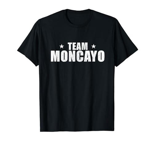 Moncayo Apellido Retro Hispano Mexicano Español Familia Camiseta
