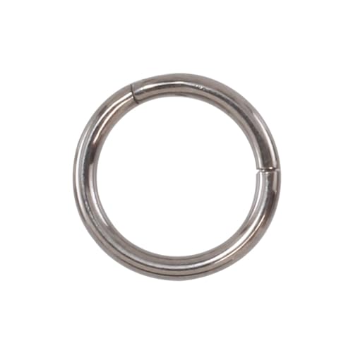 チタンG23 定番 ボディピアス セグメントクリッカー ファーストピアス 金属アレルギー対応(1個売り) 14G 約8mm
