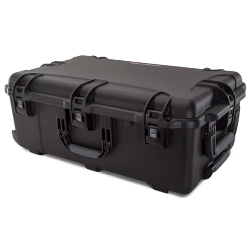 Image of NANUK 963 Waterproof Hard Case with Wheels and Foam Insert - Black (963-1001)