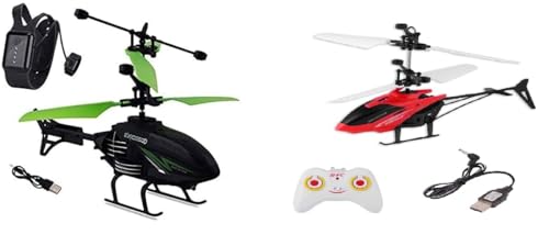 Image of Combo Pack of Watch induced & Exceed Helicopter for Kids