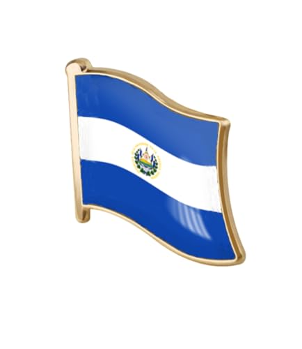 Image of vmcoatdu 1inch Country Flag Pin Badge International Travel Brooch Metal Alloy Souvenir Pin
