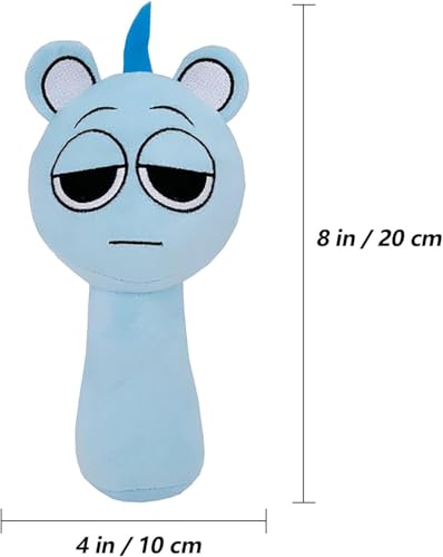 jialeih 8Inch Sprunki Plush Toy 5Pcs Set Funny Sprunki Plushies for Games Fans Super Soft Collectible Stuffed Toy Christmas Birthday Gifts for Boys Girls and Fans (5Pcs-8) - Image 3