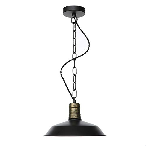 Lámpara industrial de techo en cesta de hierro con acabado selecto color E 6