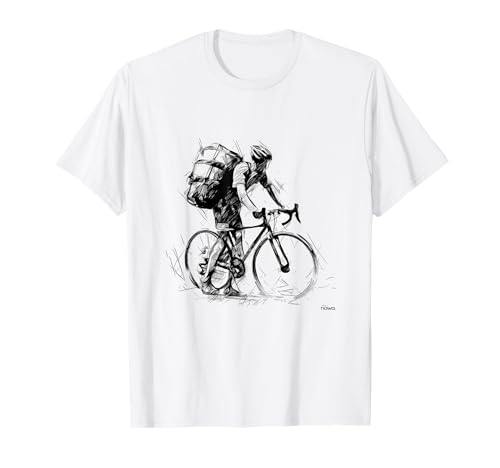 FAHRRAD RENNRAD MOUNTAINBIKE GRAVEL REISEN TASCHE URLAUB T-Shirt