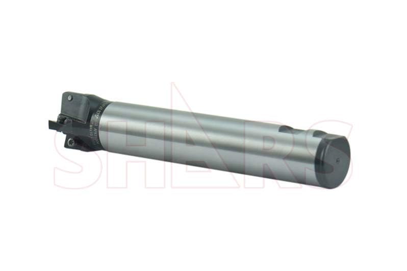 Image of Shars 1-1 /2 x 7-7 /8 inch 90 4 Flutes Indexable End Mill with 4 PCS of APKT Insert NEW 404-2867W+404-6541(4) P[