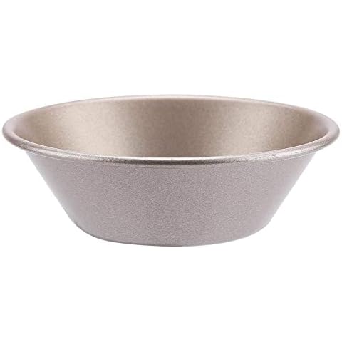 Egg Tart Mold 4PCS Stainless Steel Non-sticky Cake Egg Tart Mold Baking Box Cover