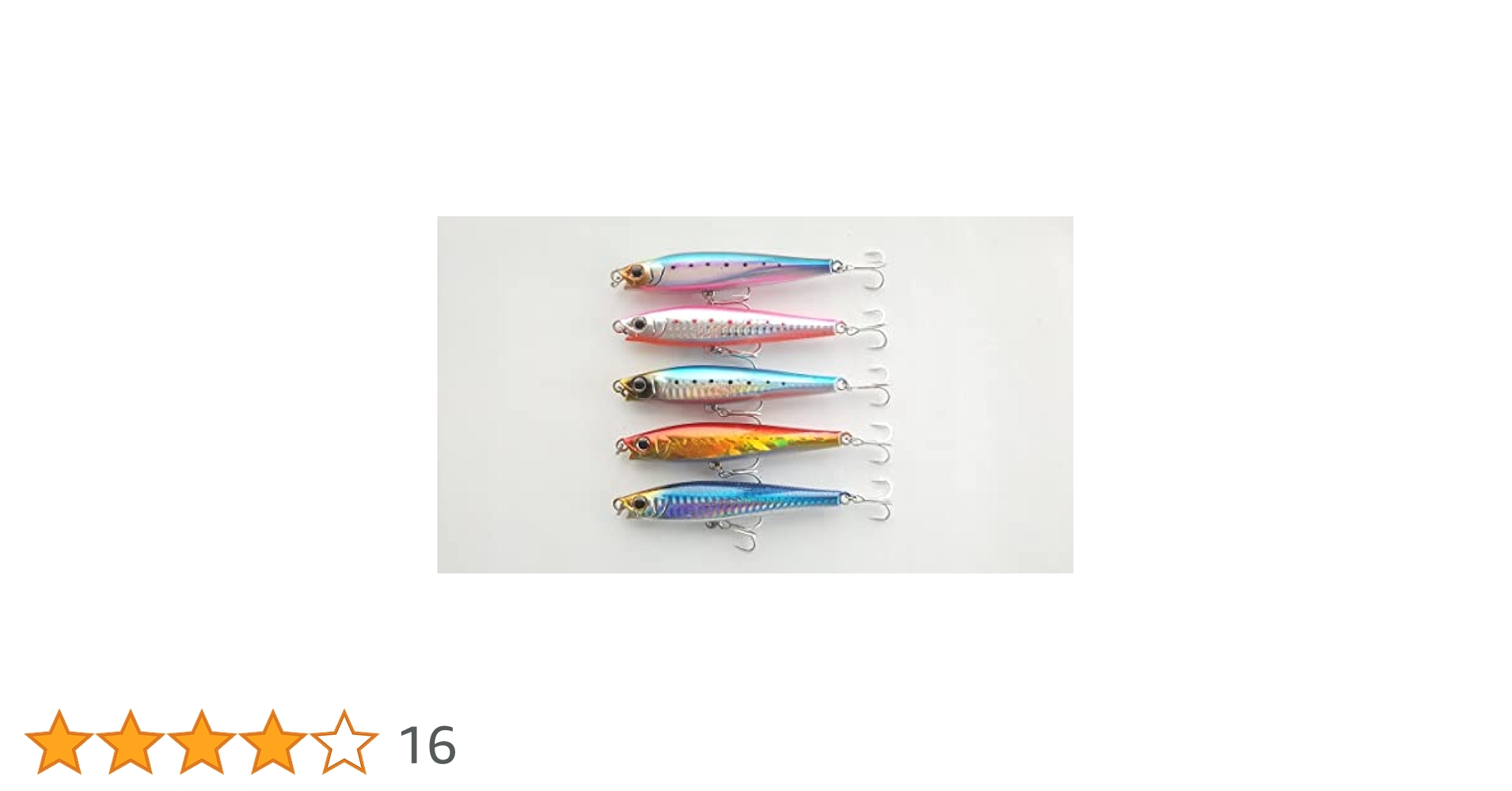 Amazon.co.jp: 40g 95mm シンキングペンシル シンペン 5色セット
