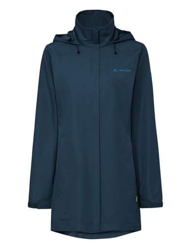 VAUDE Escape Regen-Parka Damen – Regenjacke wasserdicht, luftdurchlässig, Regenmantel mit 2-Wege-Reißverschluss… – Ansicht 1