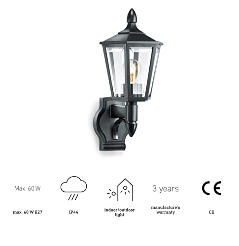Lampe d'extérieur classique L 15 Steinel E27 pour lanterne de jardin