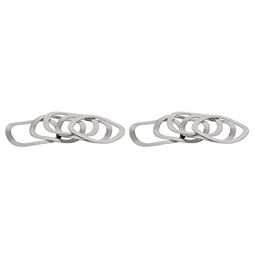 MroMax 1.34" x 1.06" x 0.01" 304 Stainless Steel Wave Spring Washer for Screw Bolt 10PCS