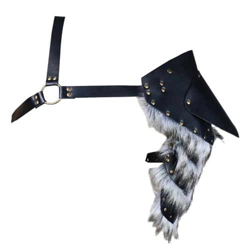 Armure d'épaule en cuir PU réglable : la solution confort pour vos cosplays