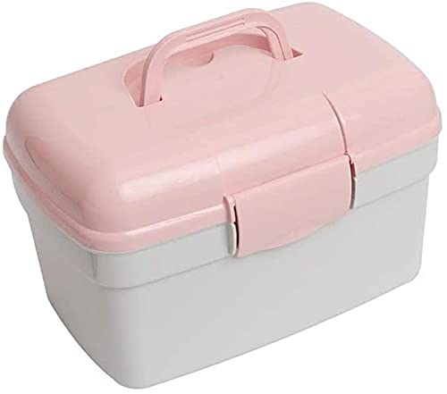 Home Kit médico multicapa portátil de primeros auxilios, caja médica de plástico, caja de almacenamiento de medicamentos (color: B) (C)