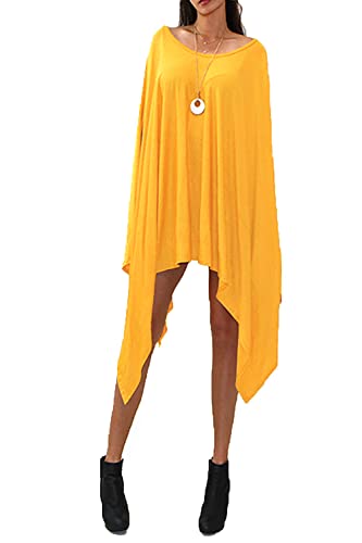 Image of Vivicastle Women's USA Loose Bat Wing Dolman Poncho Tunic Dress Top