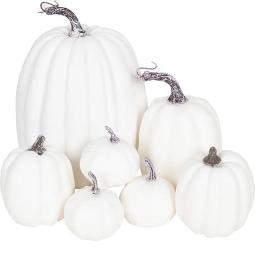 ShellKingdom Artificial Mini Pumpkin for Halloween Thanksgiving Decoration