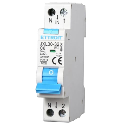 Interrupteur différentiel magnétothermique 6A 30mA avec pouvoir de coupure renforcé 6KA