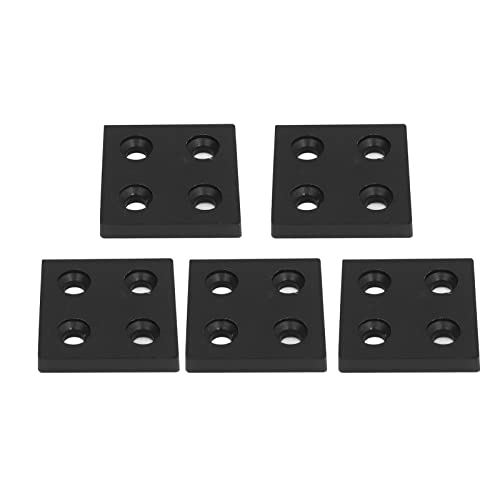 Aolidsive Aluminum Profile End Cap 4040 Double Fasteners for Linear Motion Parts, Alloy Metal Cover Plate Slot Plug for 