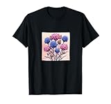 Globe Thistle Bouquet Floral Pastel Colors Merch