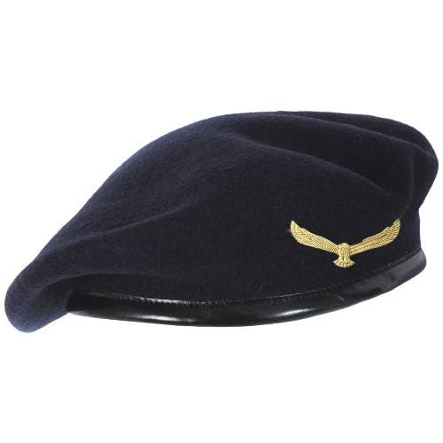 Unisex French Woolen Beret Cap, Rajputana Cap, Traditional Army Style Cap, Classic European Hat, Woolen Beret Cap, Che Guevara Cap with Eagle-image-31