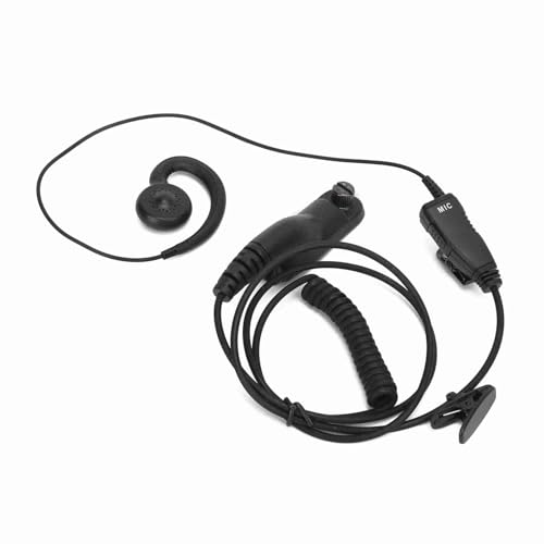 Walkie Talkie auricular de TPE en forma de G para hostelería y eventos 4