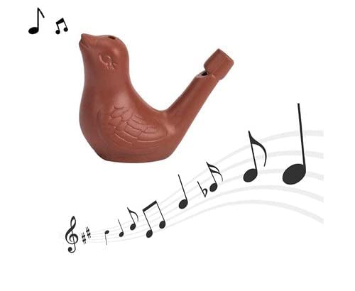 Image of Clay Bird Water Whistle - Set of 4