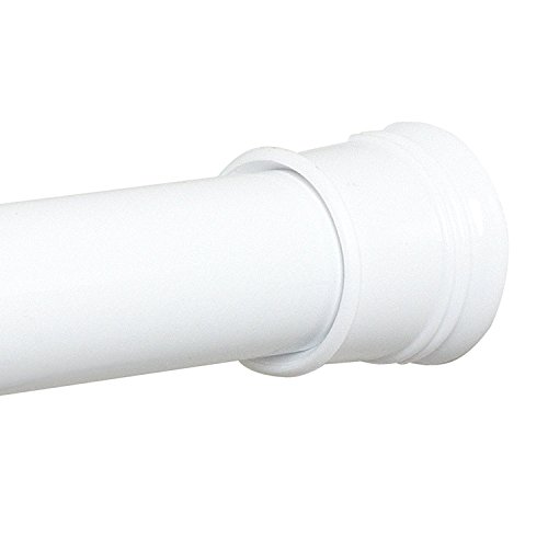 Zenith Shower Curtain Rod 60 in. L White