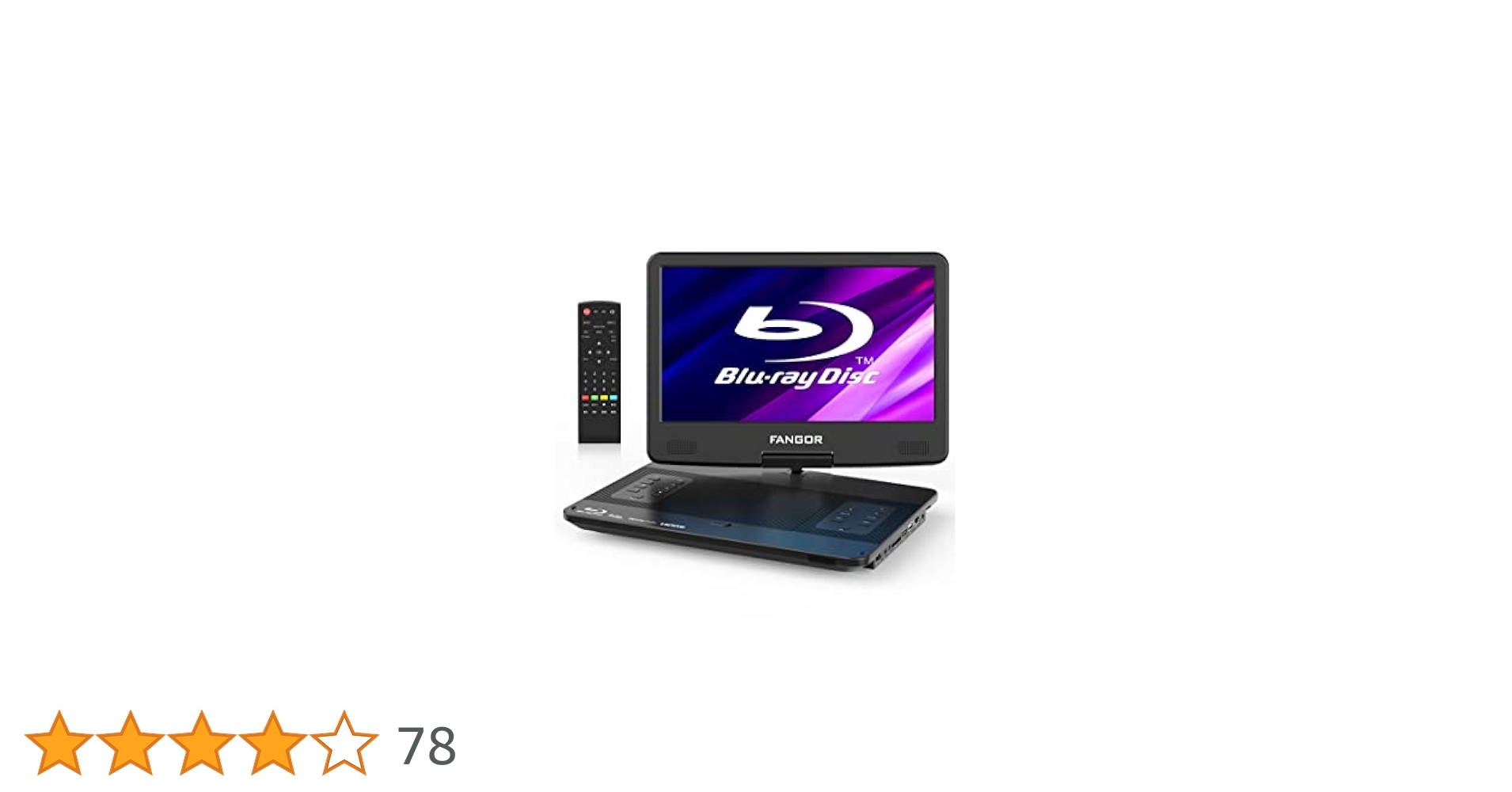 新品 FANGOR 14インチ大画面ポータブルブルーレイプレーヤー Amazon | FANGOR ポータブルブルーレイプレーヤー 14.1インチ