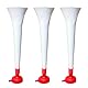 FUN FAN LINE - Packung x3 Kunststoff Vuvuzela Stadion/ungiftig Fußball Horn. Zübehor für Fußball- und Sportfeiern. Sehr Lautes Lufthorn für Animation. (England)