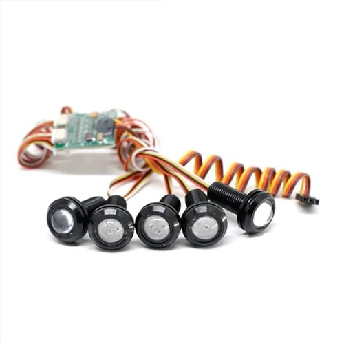 Luces Vehículo RC para Conducción Nocturna de Camión Slash 4X4 en Tierra