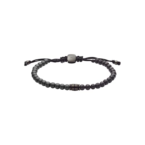 Fossil Pulsera Para Hombre Vintage Casual, 170 X 250mm Negro Otra Pulsera,...