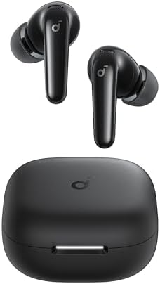 soundcore by Anker P31i kabellose Bluetooth-Kopfhörer, Hi-Res Sound Schwarz | adaptives Noise Cancelling in Echtzeit, Übersetzungskopfhörer, 50h Akku, kabellose Bluetooth Earbuds