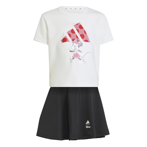 adidas girls Disney Minnie Mouse T-shirt Set2