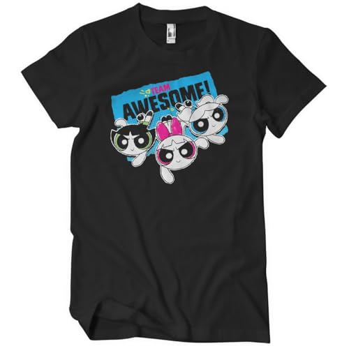 T-shirt Powerpuff Girls Homme Noir XL Vetement Geek Cadeau
